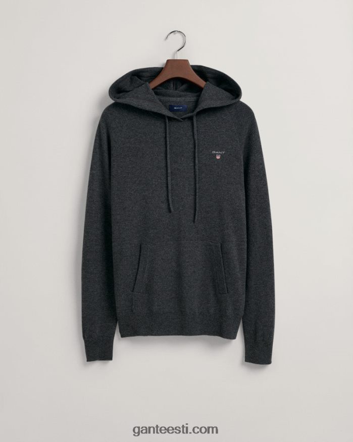 GANT mehed antratsiitne melanž kootud kapuuts NBR64N357