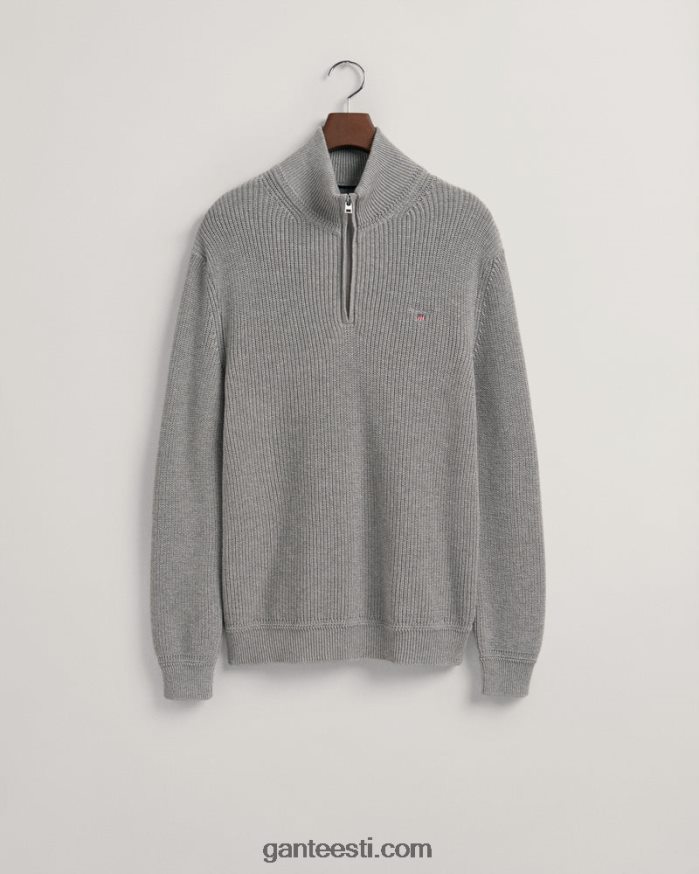 GANT mehed hall melanž vatist soonik pool lukuga kampsun NBR64N310