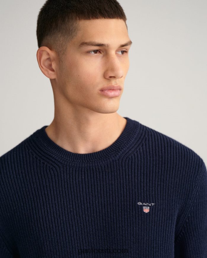 GANT mehed õhtusinine vatist soonik kaelusega kampsun NBR64N347