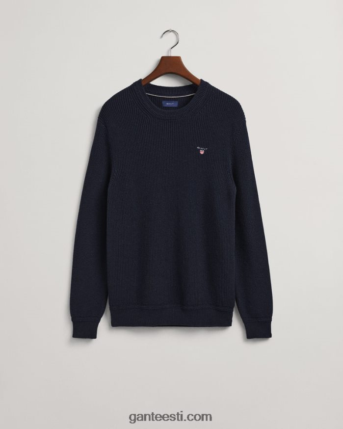 GANT mehed õhtusinine vatist soonik kaelusega kampsun NBR64N347