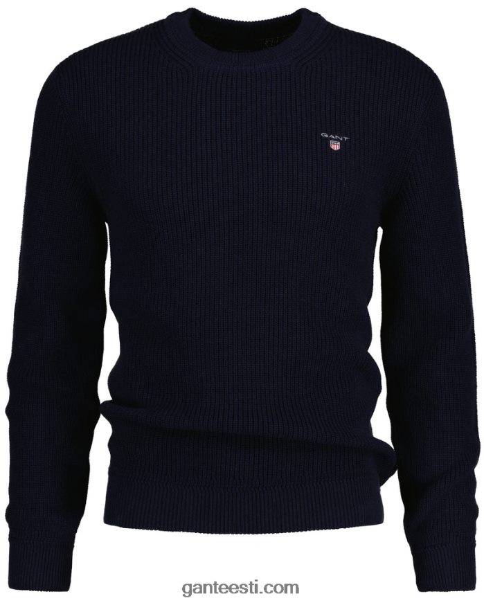 GANT mehed õhtusinine vatist soonik kaelusega kampsun NBR64N347