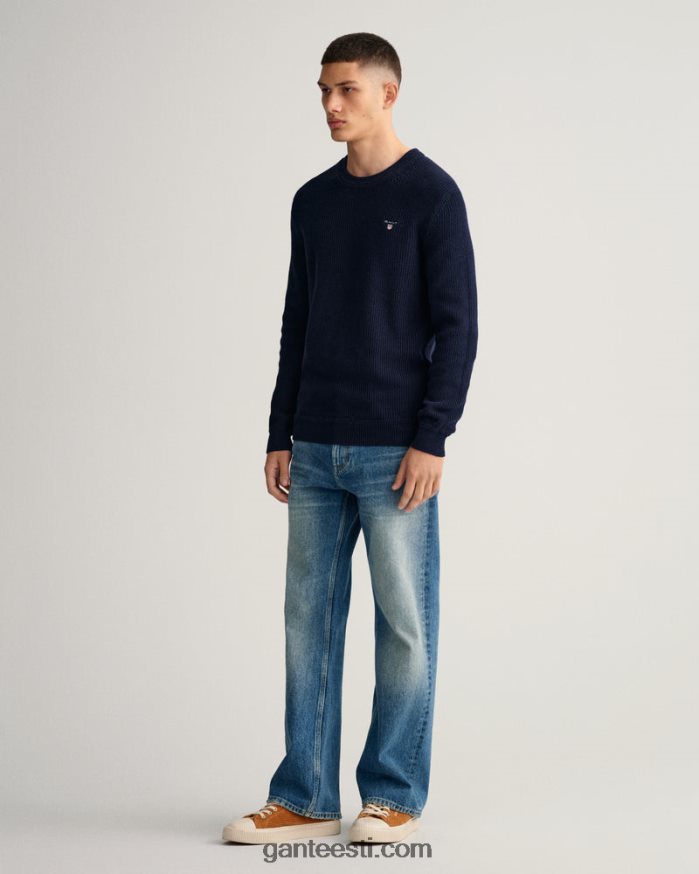 GANT mehed õhtusinine vatist soonik kaelusega kampsun NBR64N347