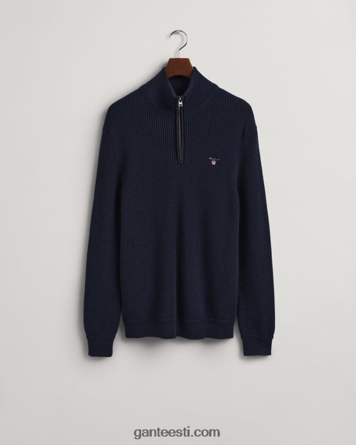 GANT mehed õhtusinine vatist soonik pool lukuga kampsun NBR64N309