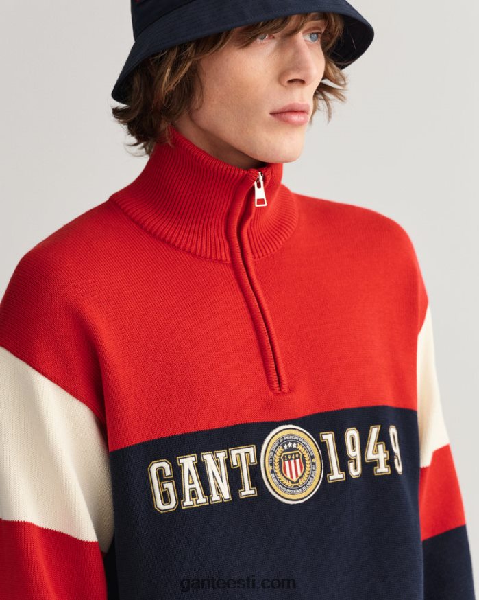 GANT mehed rubiinpunane crest shield pool lukuga kampsun NBR64N361