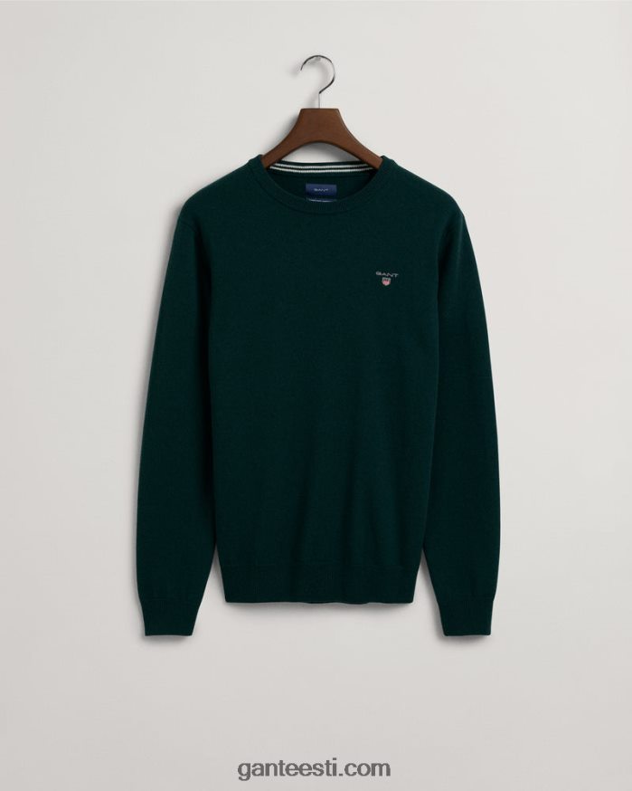 GANT mehed tartaanroheline ülipeen lambavillast kaelusega kampsun NBR64N313