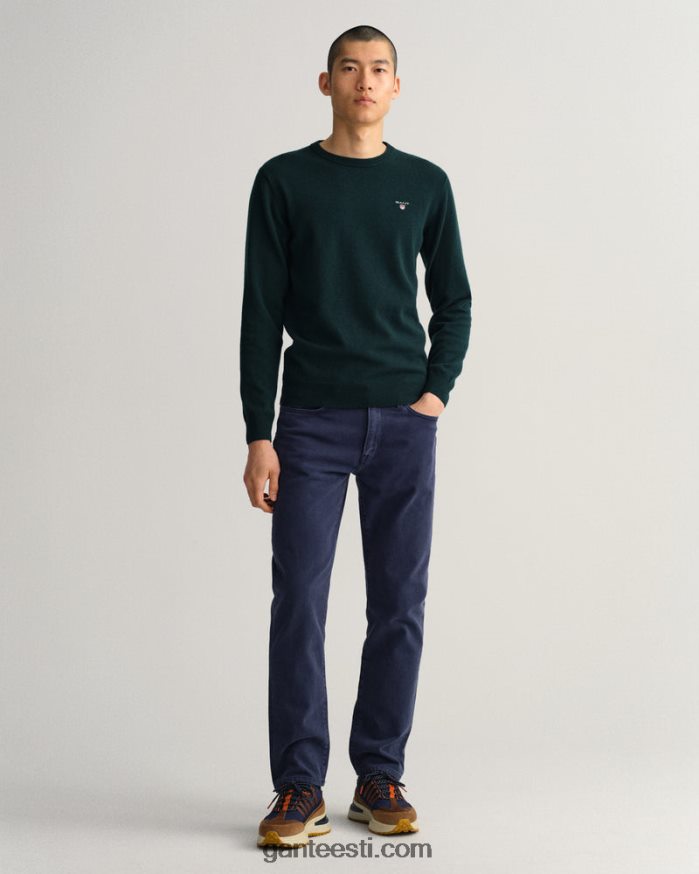 GANT mehed tartaanroheline ülipeen lambavillast kaelusega kampsun NBR64N313