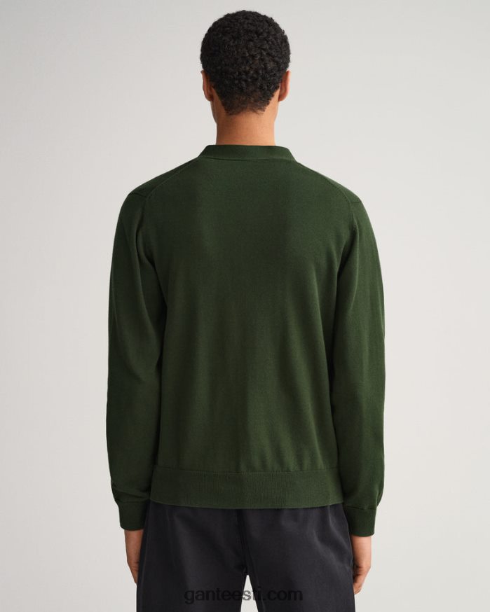 GANT mehed tormiroheline klassikaline puuvillane v-kaelusega kardigan NBR64N344