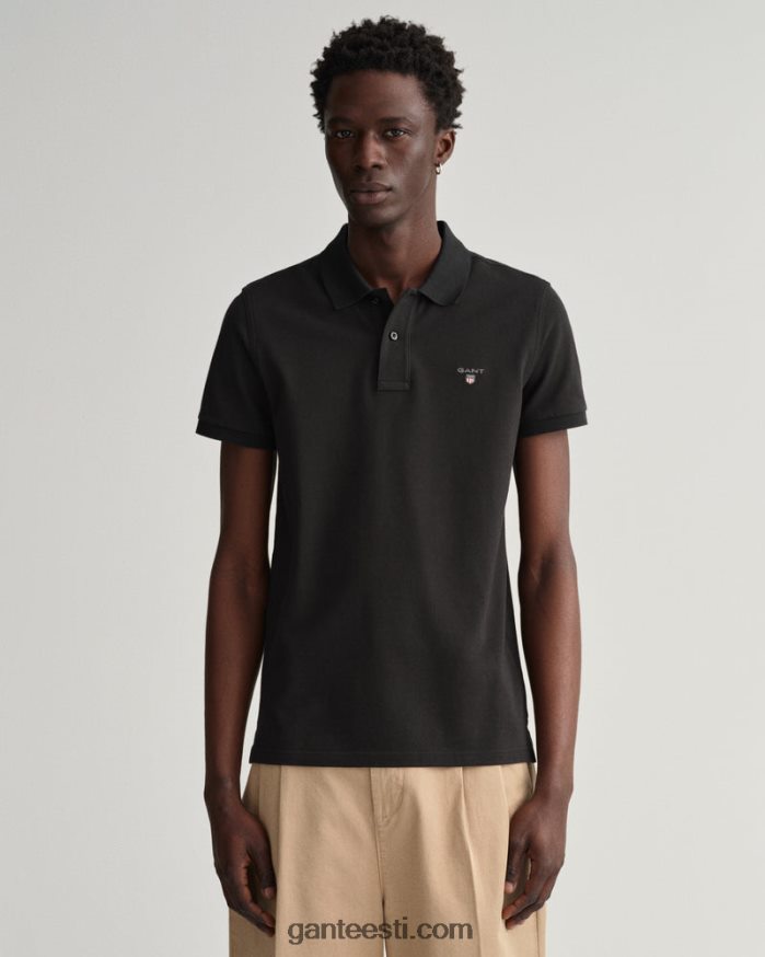GANT mehed must originaal slim fit pique polo särk NBR64N103