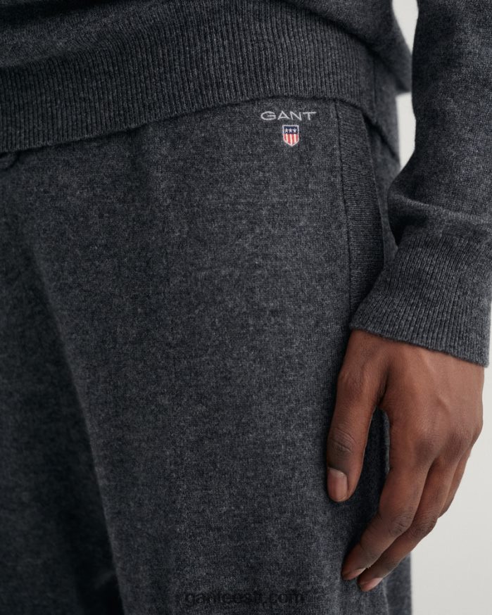 GANT mehed antratsiitne melanž kootud dressipüksid NBR64N245