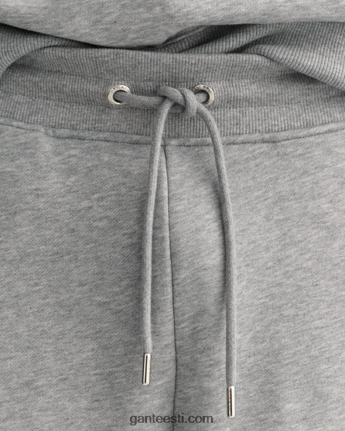 GANT mehed hall melanž originaal dressipüksid NBR64N275