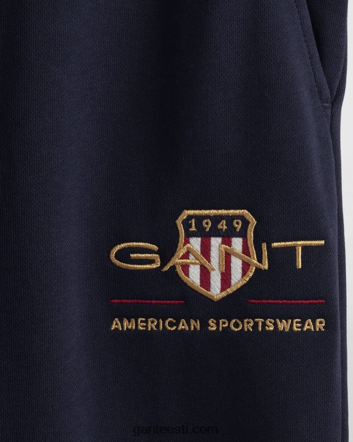 GANT mehed õhtusinine arhiivikilbi dressipüksid NBR64N269