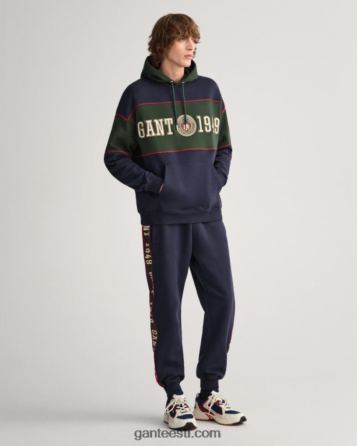 GANT mehed õhtusinine kontrastse küljega dressipüksid NBR64N268