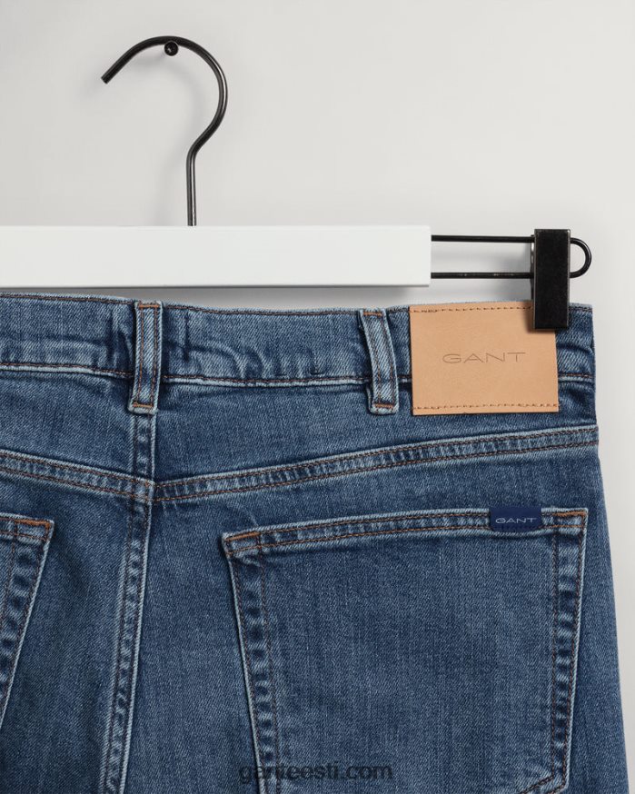 GANT mehed kesksinine sisse kantud arley tavalised teksad NBR64N414