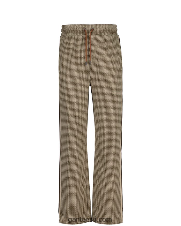 GANT mehed šokolaadipruun houndstooth dressipüksid NBR64N225