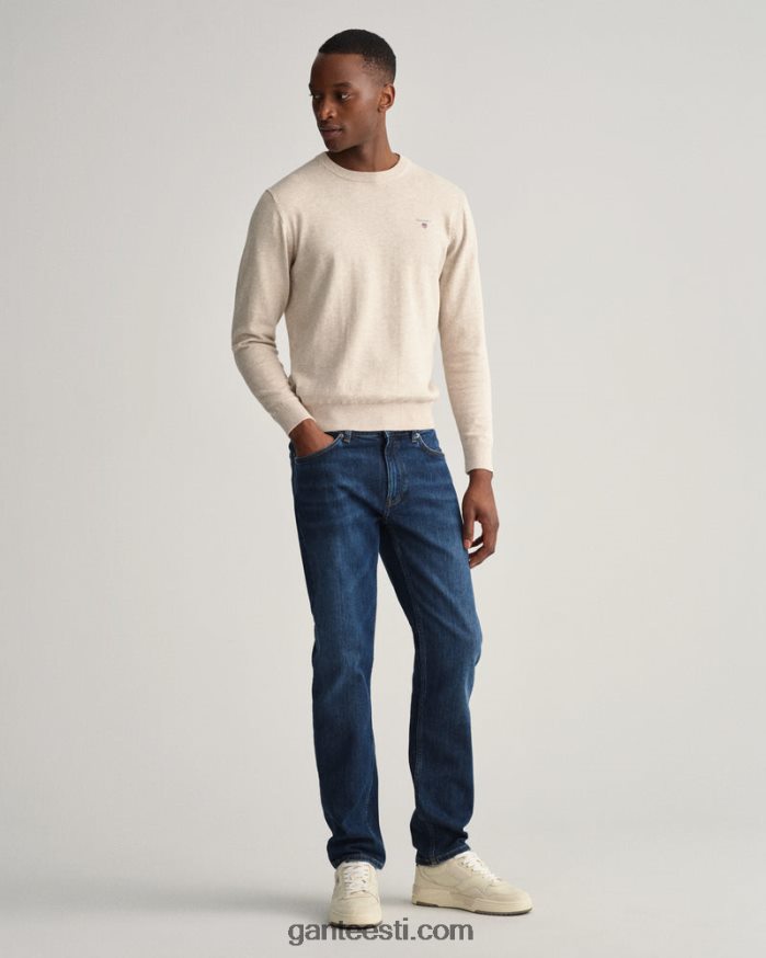 GANT mehed tumesinine sisse kantud arley tavalised teksad NBR64N415