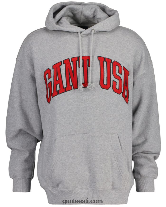 GANT mehed hall melanž USA graafiline dressipluus NBR64N226