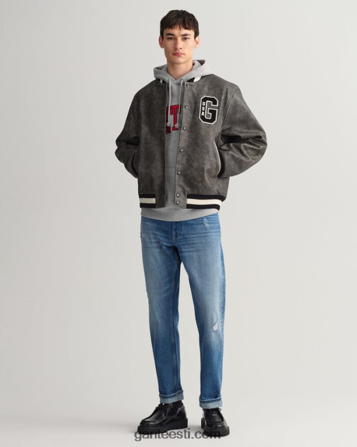 GANT mehed hall melanž USA graafiline dressipluus NBR64N226