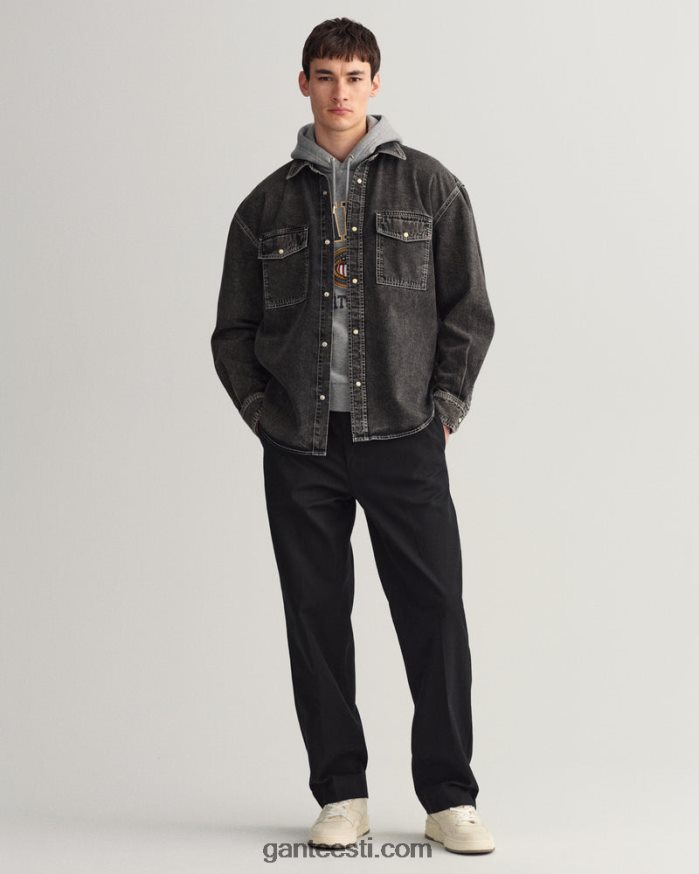 GANT mehed hall melanž crest shield higiga kapuuts NBR64N282