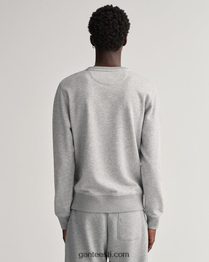 GANT mehed hall melanž originaal kaelusega dressipluus NBR64N294