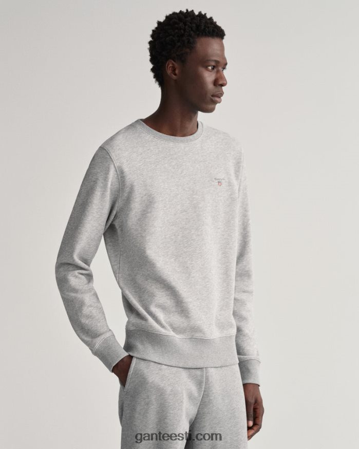 GANT mehed hall melanž originaal kaelusega dressipluus NBR64N294