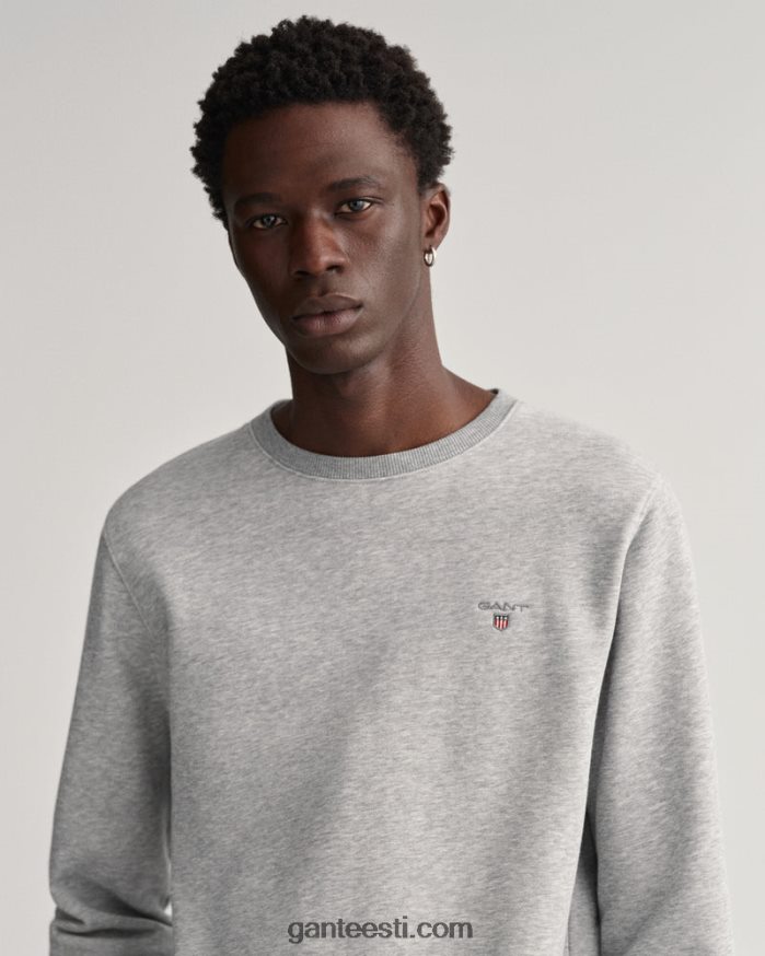 GANT mehed hall melanž originaal kaelusega dressipluus NBR64N294