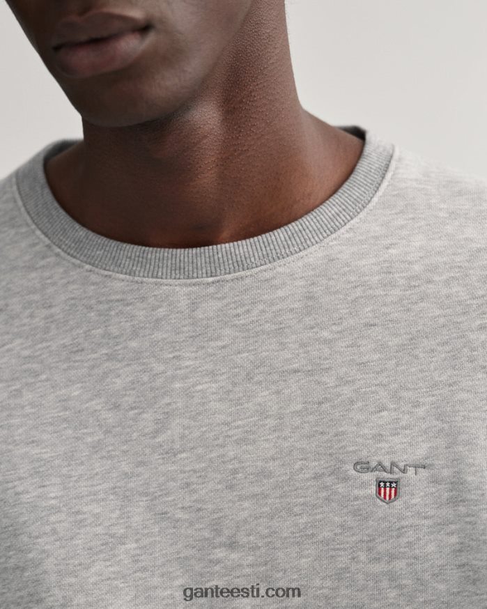 GANT mehed hall melanž originaal kaelusega dressipluus NBR64N294