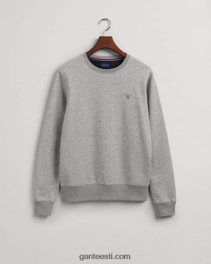 GANT mehed hall melanž originaal kaelusega dressipluus NBR64N294