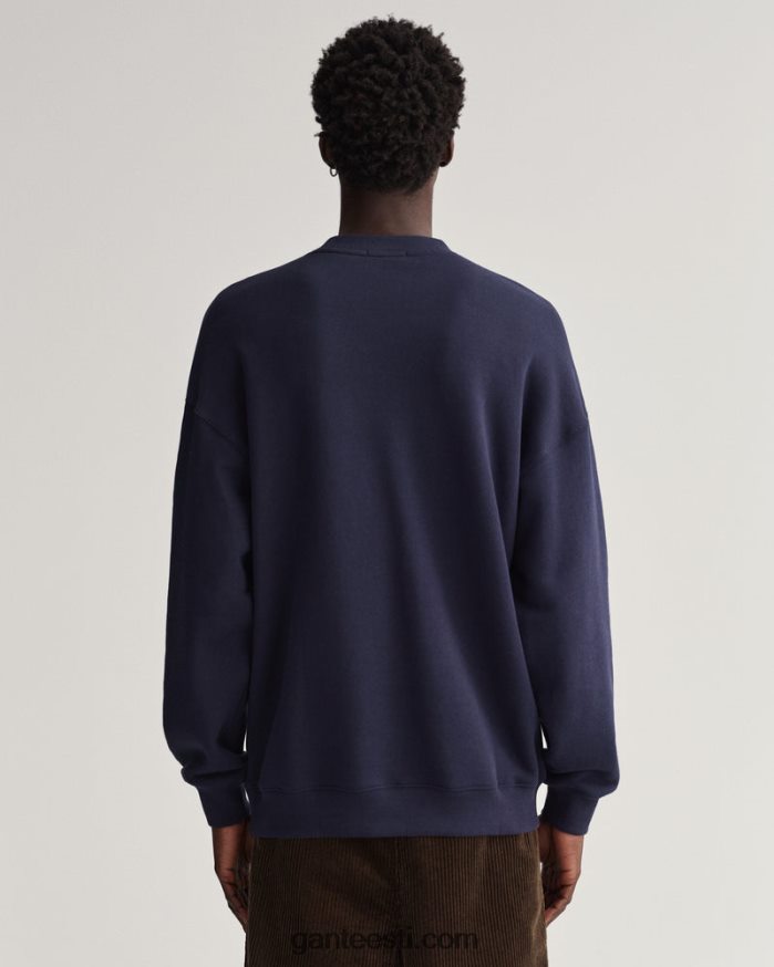 GANT mehed õhtusinine USA graafiline kaelusega dressipluus NBR64N227