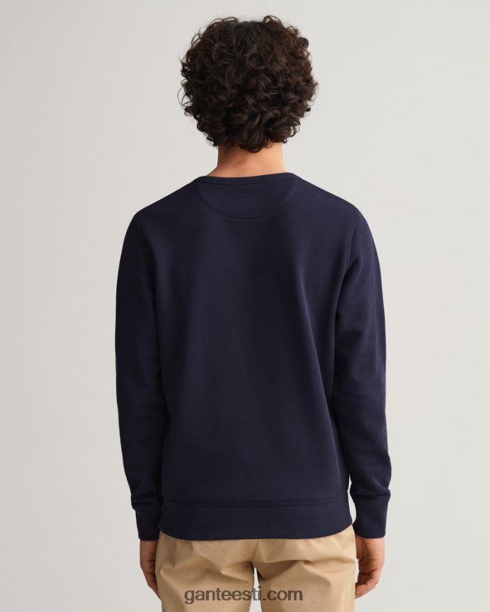 GANT mehed õhtusinine archive shield crew kaelaga dressipluus NBR64N253