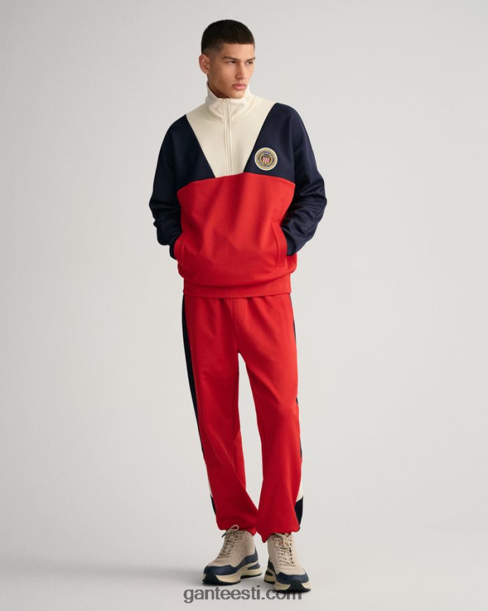 GANT mehed õhtusinine crest shield dressipluus pool lukuga kampsun NBR64N272