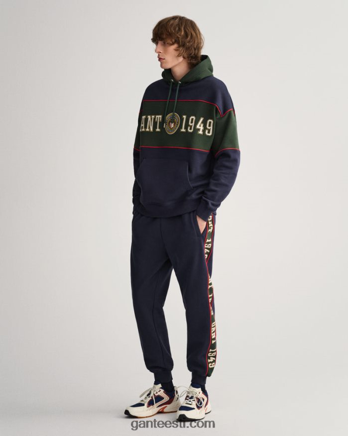 GANT mehed õhtusinine crest shield plokk kapuuts NBR64N296