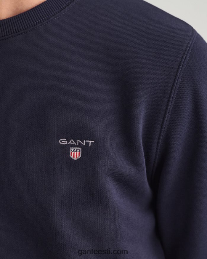 GANT mehed õhtusinine originaal kaelusega dressipluus NBR64N288