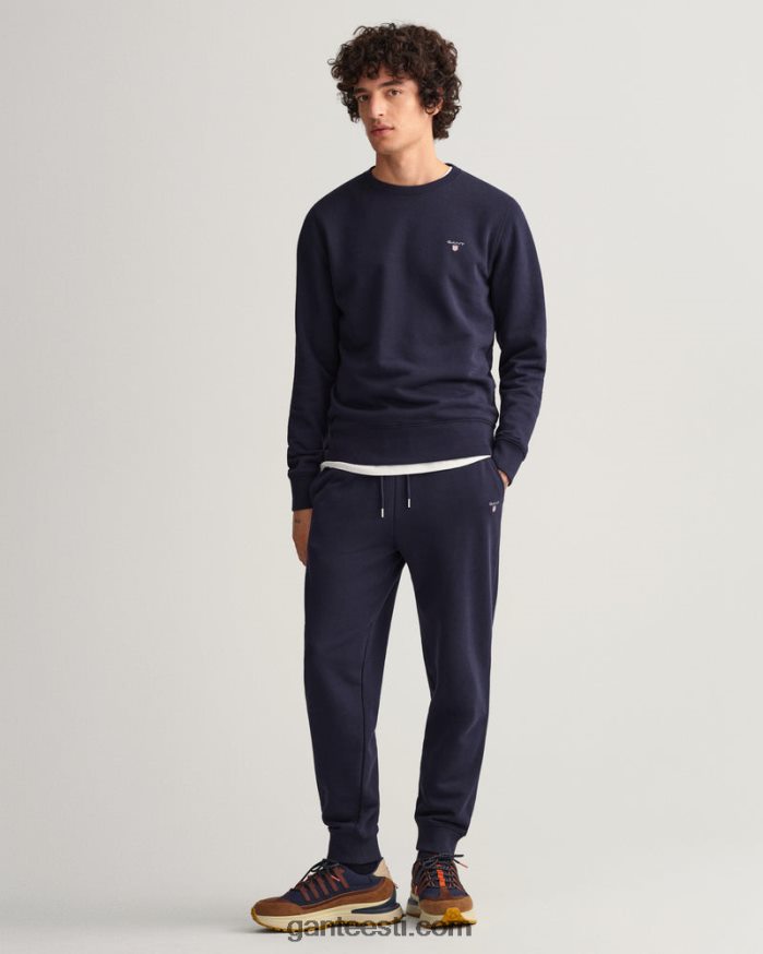 GANT mehed õhtusinine originaal kaelusega dressipluus NBR64N288