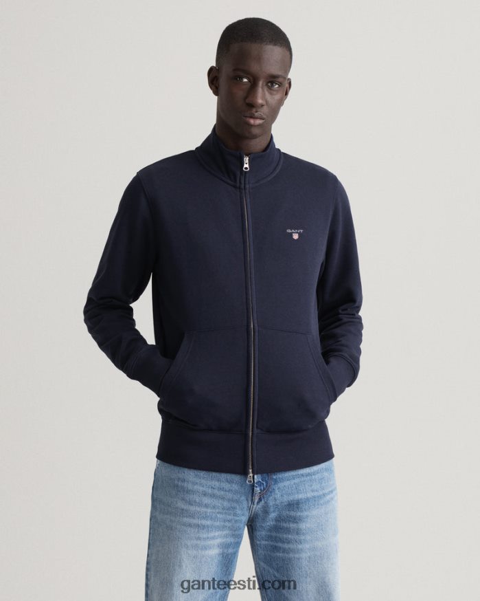 GANT mehed õhtusinine originaal täistõmblukuga kardigan NBR64N278