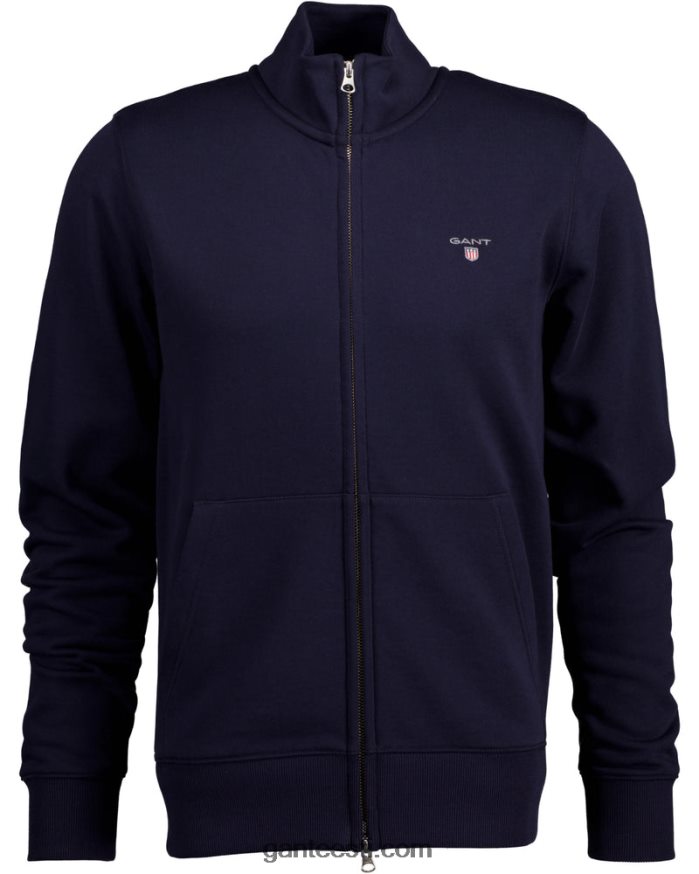 GANT mehed õhtusinine originaal täistõmblukuga kardigan NBR64N278