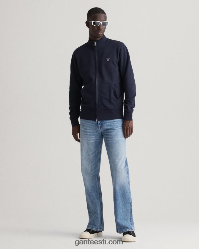 GANT mehed õhtusinine originaal täistõmblukuga kardigan NBR64N278