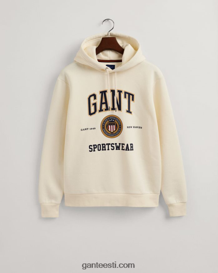 GANT mehed kreem crest shield higiga kapuuts NBR64N283