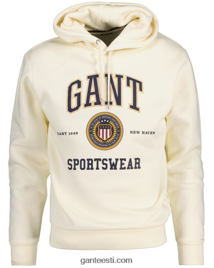 GANT mehed kreem crest shield higiga kapuuts NBR64N283