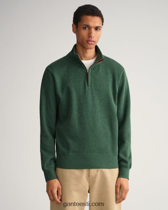 GANT mehed metsaroheline mel pooltõmblukuga dressipluus NBR64N241