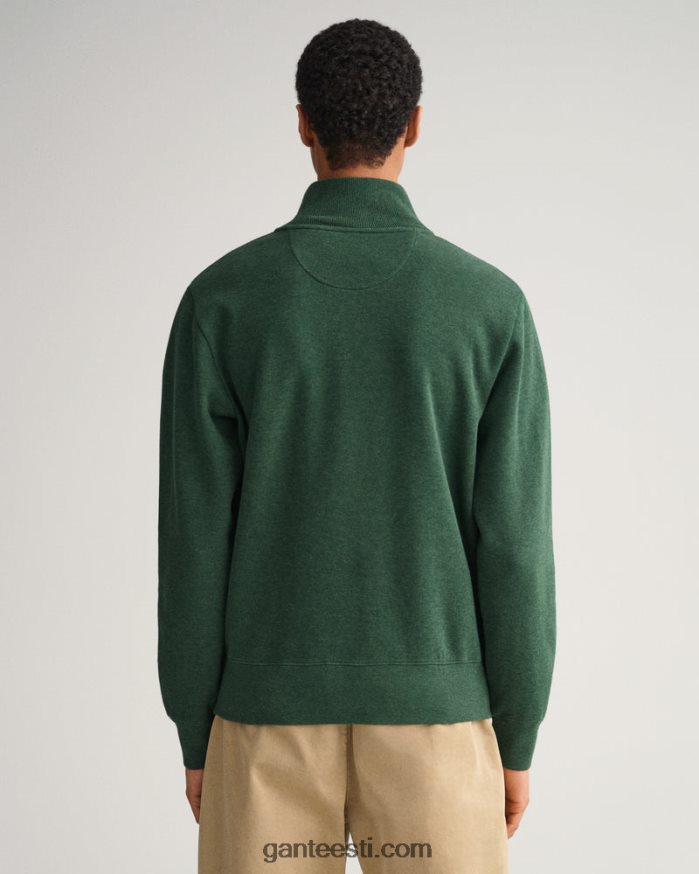 GANT mehed metsaroheline mel pooltõmblukuga dressipluus NBR64N241