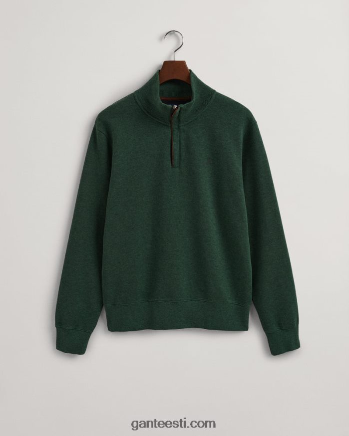 GANT mehed metsaroheline mel pooltõmblukuga dressipluus NBR64N241