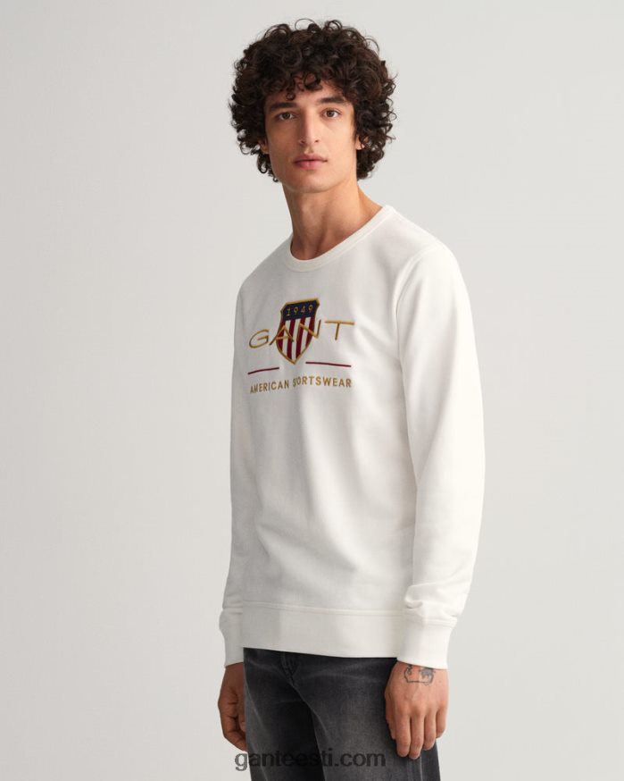 GANT mehed munakoor archive shield crew kaelaga dressipluus NBR64N264