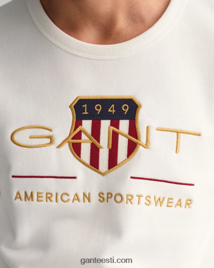 GANT mehed munakoor archive shield crew kaelaga dressipluus NBR64N264