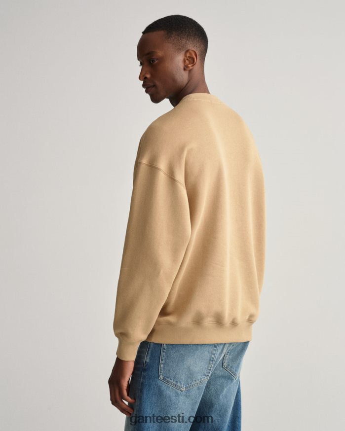 GANT mehed sarapuu beež USA graafiline kaelusega dressipluus NBR64N224