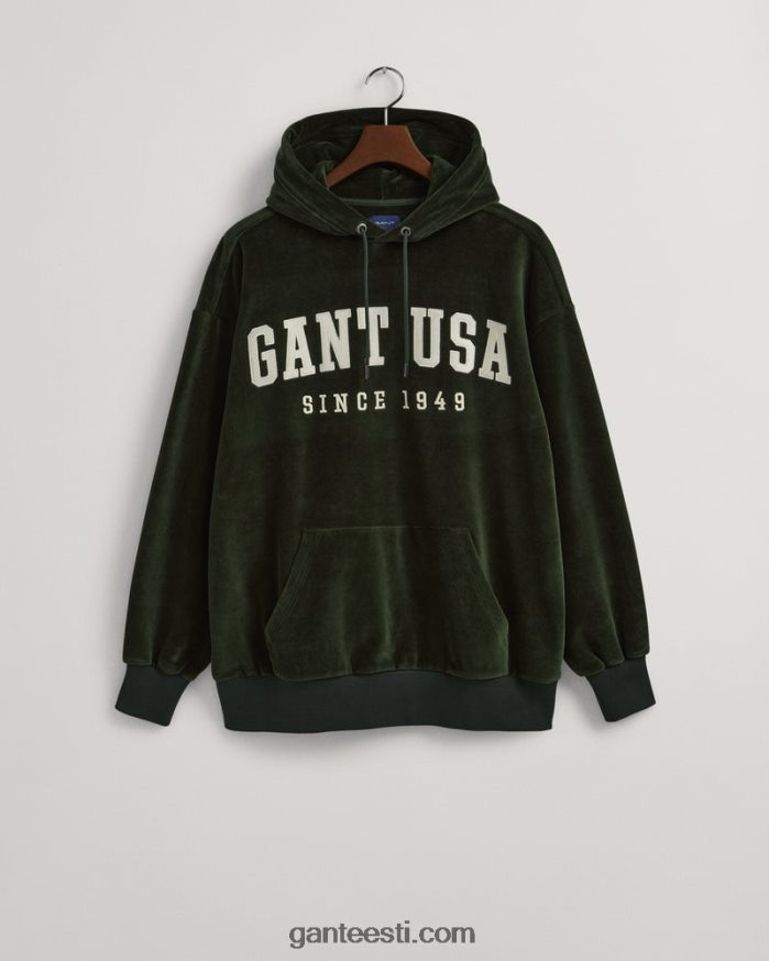 GANT mehed tormiroheline veluurist kapuuts NBR64N229