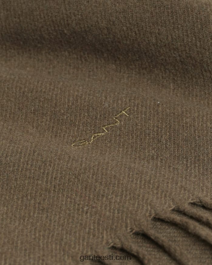 GANT mehed jahimees roheline täisvillane sall NBR64N562