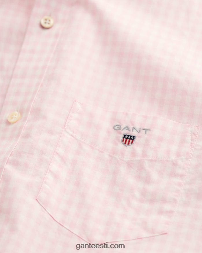 GANT mehed Kalifornia roosa Tavalise istmega hõlmiksärk lühikeste varrukatega NBR64N91