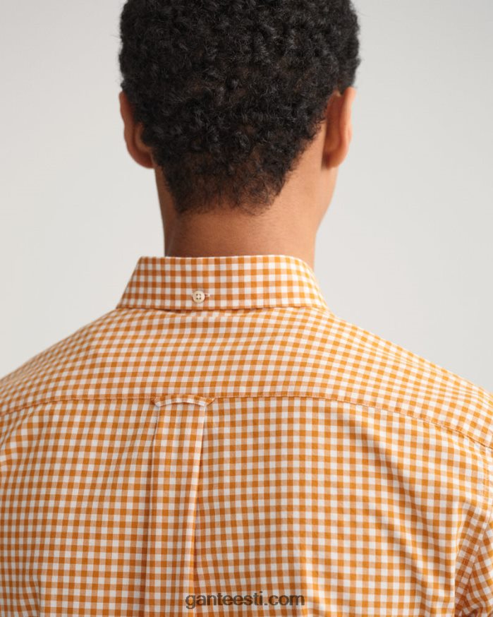 GANT mehed dk sinepi apelsin tavalise sobivusega hõlmikriidest särk NBR64N56