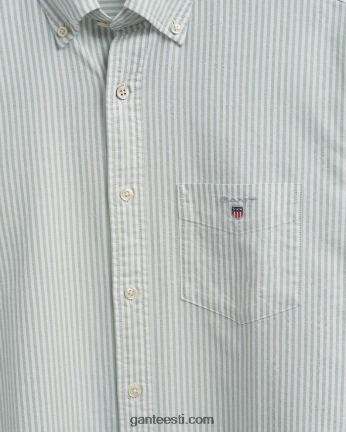 GANT mehed eukalüpti roheline tavaline fit banker oxfordi särk NBR64N34