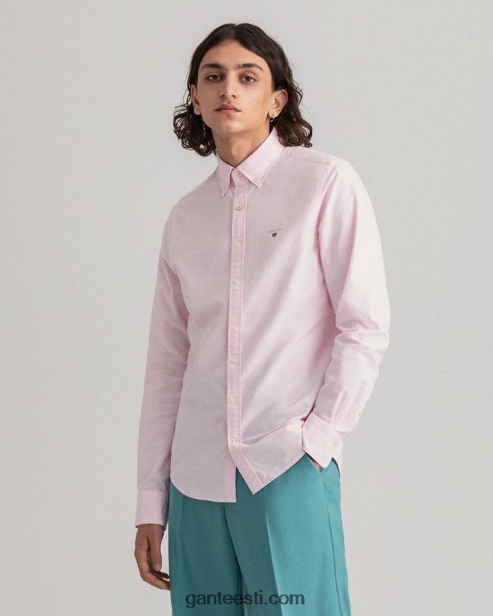 GANT mehed heleroosa slim fit oxfordi särk NBR64N39
